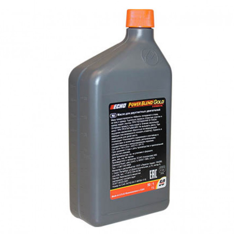 Масло моторное полусинтетическое Echo 1:50 JASO FD 6454107G для 2-такт. двигателей, 1 л в Костроме