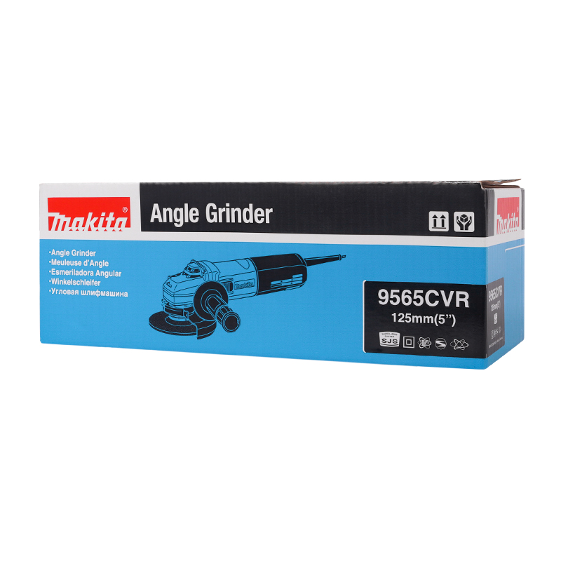 Угловая шлифмашина (болгарка) Makita 9565CVR, 125 мм, 1400 Вт, плавный пуск, регулировка оборотов в Череповце