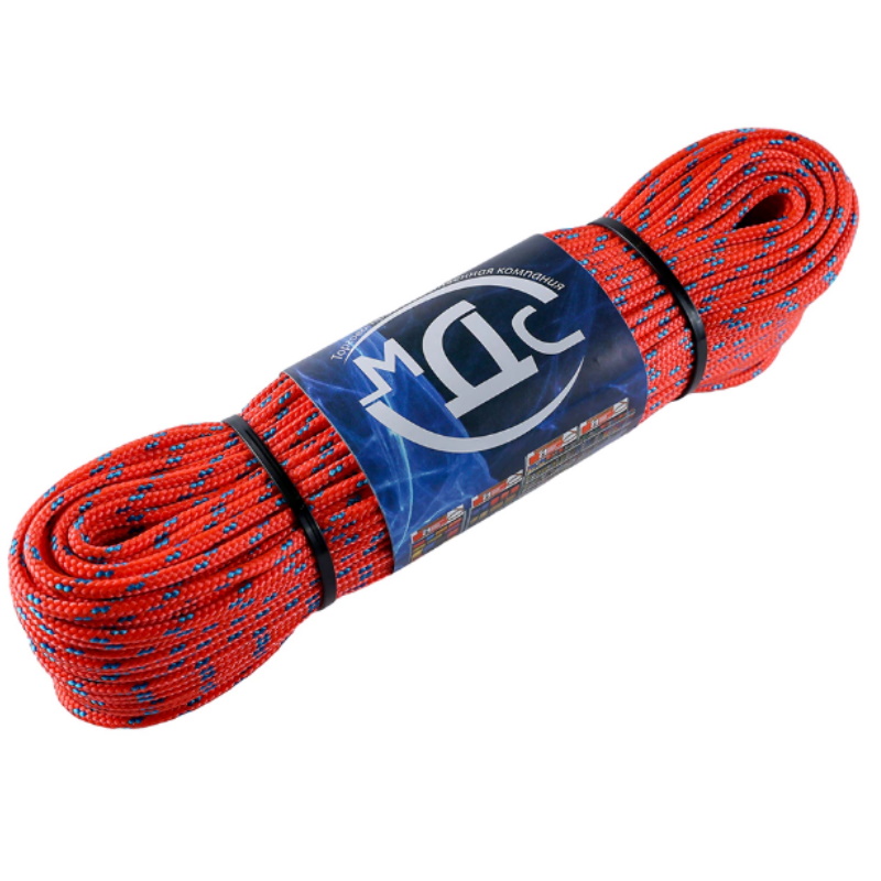 Шнур полипропиленовый плетёный МДС 00-00001313 3 мм 16-ти прядный 100 м 783₽