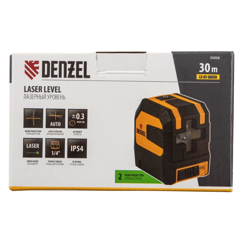 Лазерный уровень Denzel LX 03 Green 35058 в Александрове