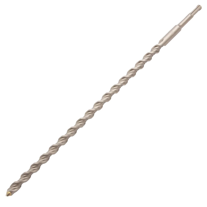 Бур по бетону Denzel 705040, двойная спираль, Cobalt W-tip, 16x460 мм, SDS PLUS