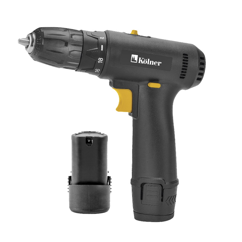 Дрель-шуруповерт аккумуляторная Kolner KCD 12/2L 4610264001871, 12 В, 25 Нм в Твери