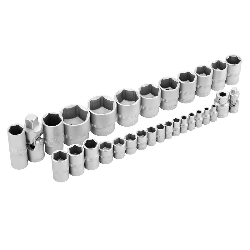 Набор инструментов MTX 13563, 1/2", 1/4", пластиковый кейс, 82 предмета