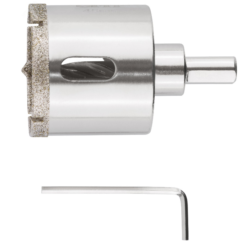 Коронка кольцевая по керамограниту Fit 16220 камню и кафелю алмазная с центровочным сверлом 45х70 мм 1888₽