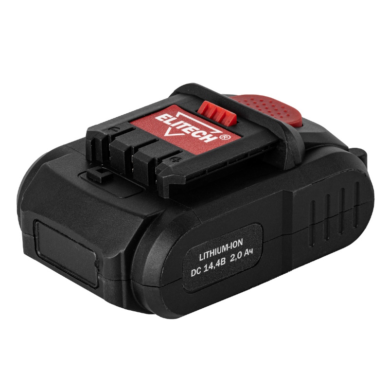 Аккумулятор Elitech 1820.127000 200217, 14.4 В, 2.0 Ач, Li-ion, для ДА14СЛ, слайдер в Угличе
