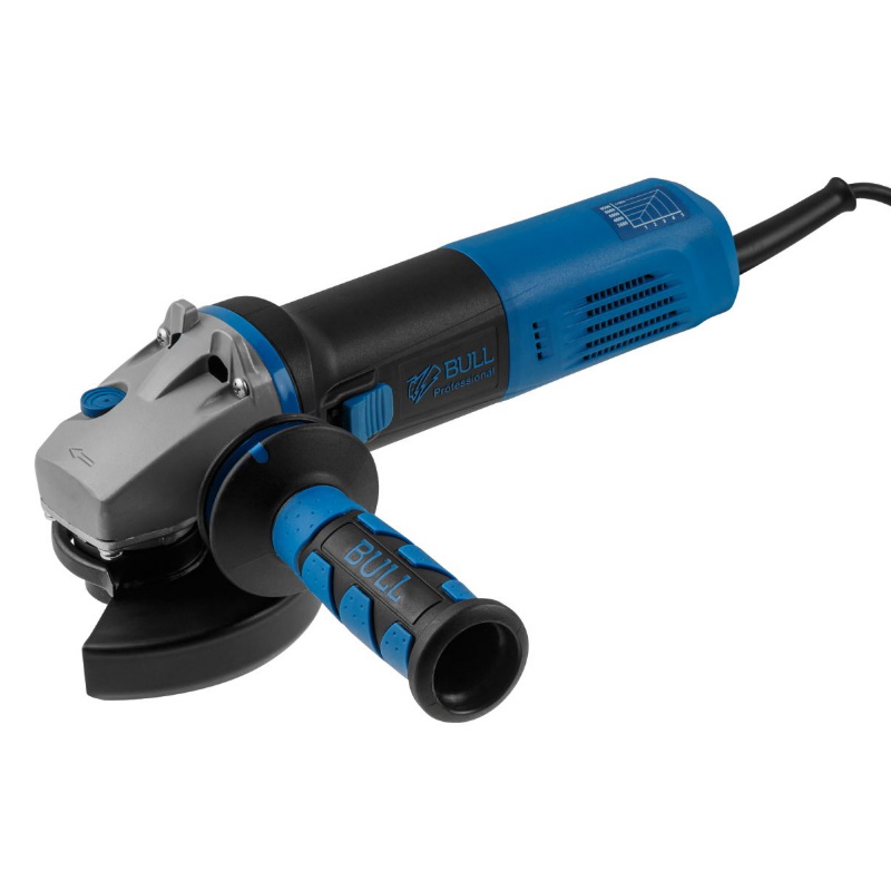 Одноручная углошлифмашина Bull WS 1214 1327639 в коробке 125 мм 1400 Вт плавный пуск регулировка оборотов 13780₽