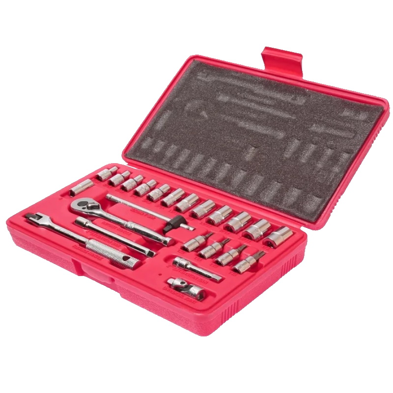 Набор головок торцевых JTC JTC-H223S 6-гранных и насадок 14 532-12 T20-T40 в кейсе 23 предмета 5051₽