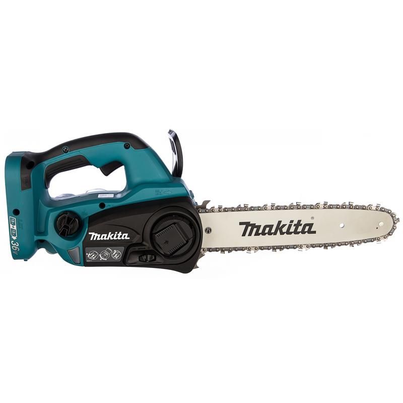 Аккумуляторная цепная пила Makita DUC302Z, 36 В, шина-30 см в комплекте  аккум.632G12-2 шт + зарядное уст-во 630793-1-1 шт. в Иваново