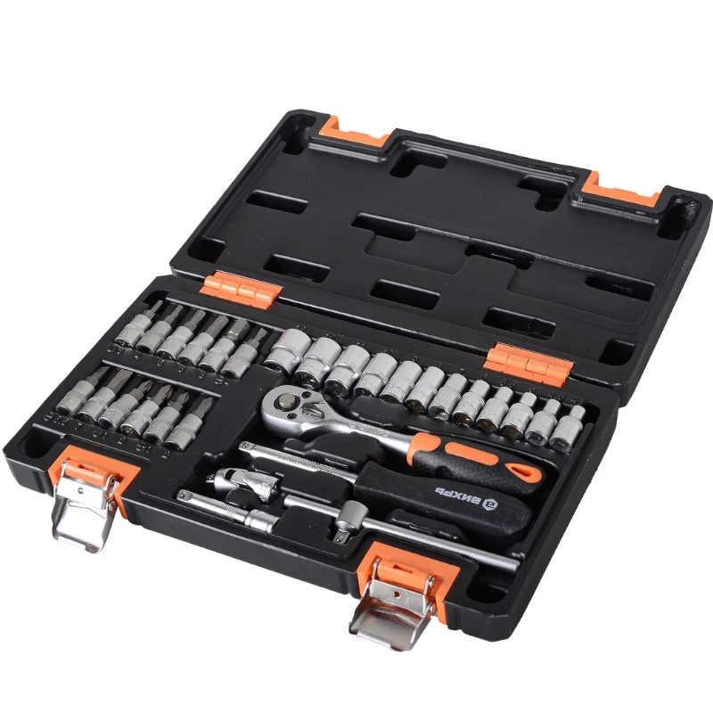 Набор инструментов Вихрь 73/6/7/1, CrV, 1/4", 29 предметов