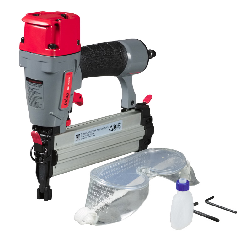 Пистолет гвоздескобозабивной Fubag SF4050R 100353 гвозди 10-50мм скобы 16-40мм ширина скобы 57мм х 105х125 100 шт рег длины забития