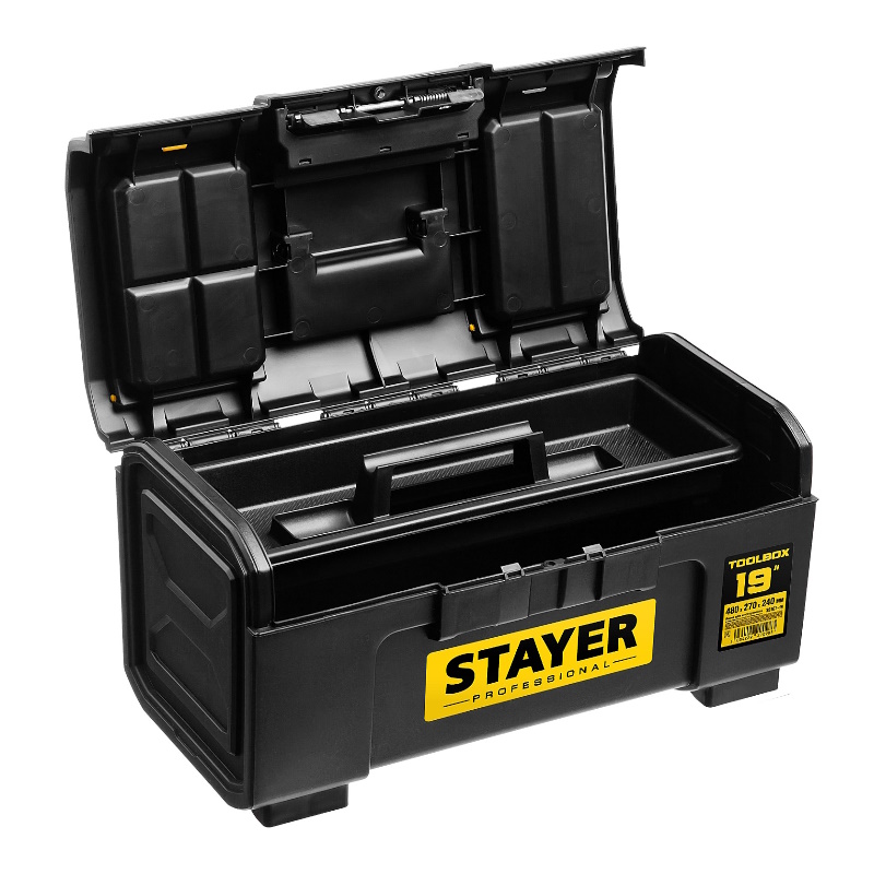 Ящик для инструмента Stayer Professional "TOOLBOX-19" 38167-19 пластиковый  в Переславле