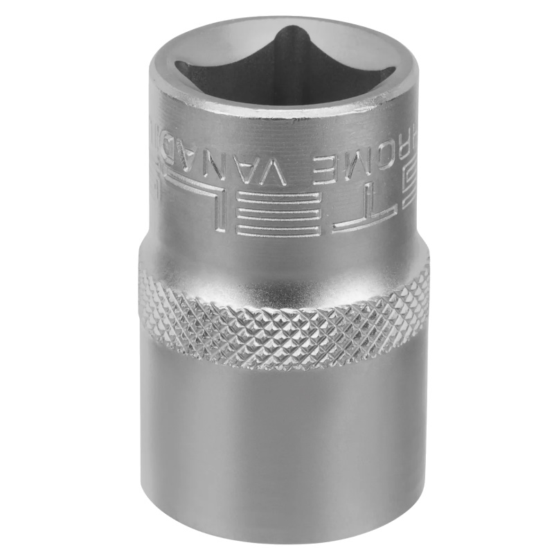Головка торцевая Stels 13662, 17 мм, 12-гранная, CrV, под квадрат 1/2", хромированная в Иваново