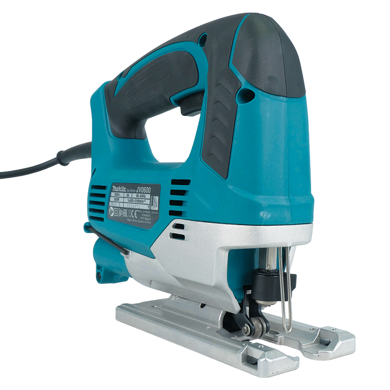 Электрический лобзик Makita JV0600K (650 Вт, маятниковый ход, подключение к пылесосу, быстрая замена оснастки) во Владимире