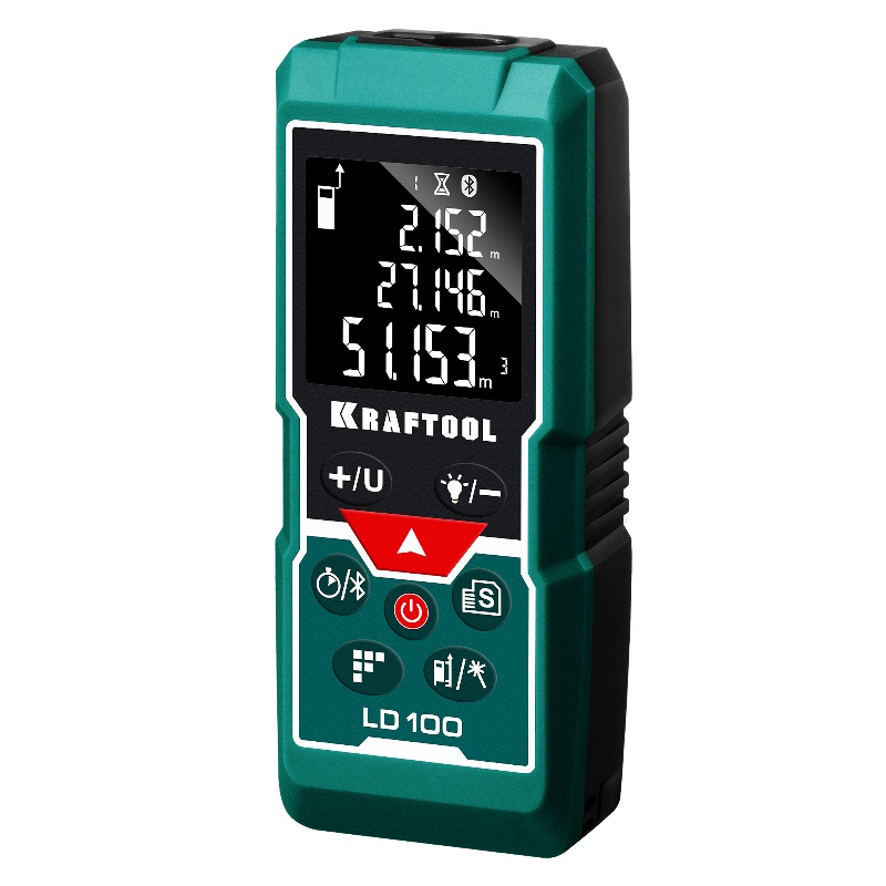 Лазерный дальномер Kraftool LD-100 34765, 5см-100м  в Вологде