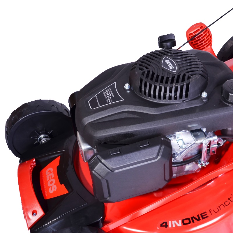 Газонокосилка бензиновая Geos Comfort 51 SP-L Plus, 3,5 л.с., ширина скашивания 51 см, самоходная, 213170 в Рыбинске