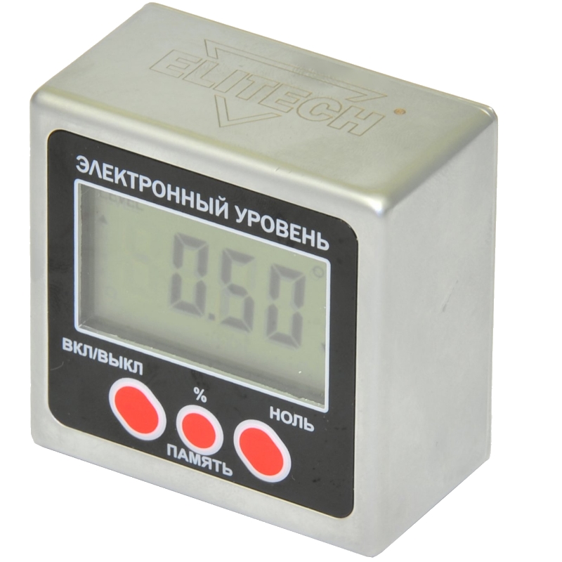 Уровень электронный Elitech 2210.001000 188620,57мм,4х90град,точность0.2град в Туле