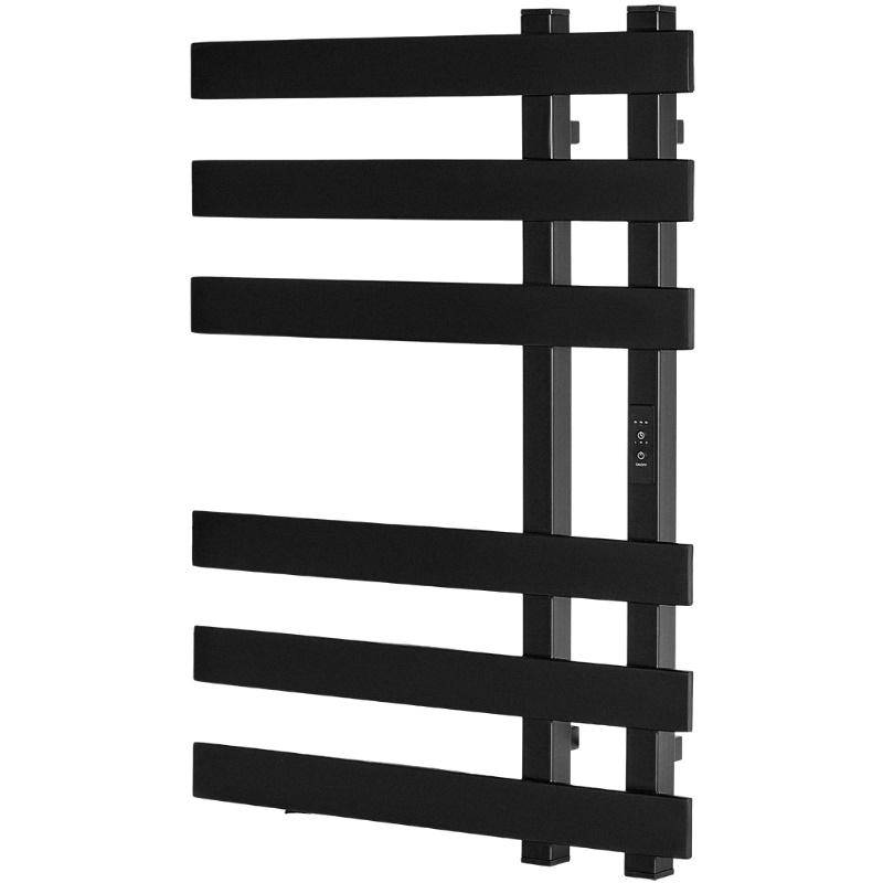 Полотенцесушитель электрический Stout NEOSOUL quadro SHQ-N2QQ-007050, 70*50, черный матовый в Муроме