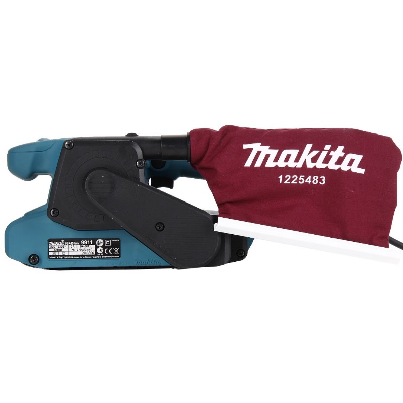 Шлифмашина ленточная Makita 9911, длина ленты 457 мм, возможность подключения к пылесосу в Кинешме