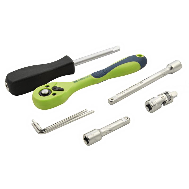 Набор инструментов Сибртех 13525, 1/4", CrV, 56 предметов в Рыбинске