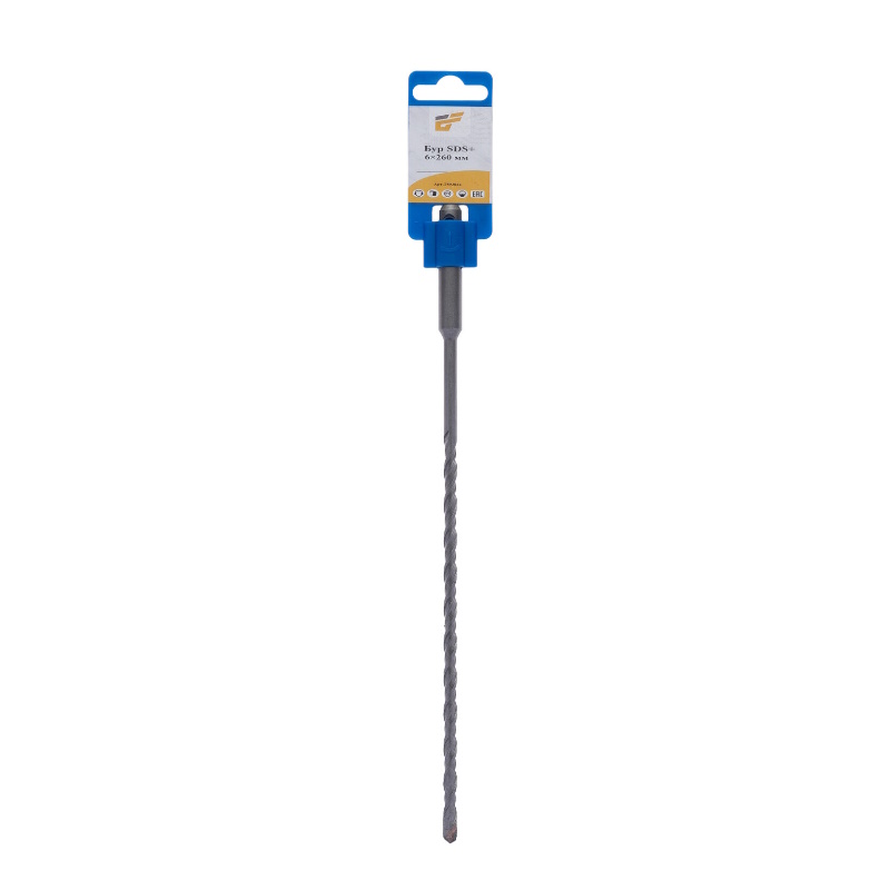 Бур TORGWIN T592824, SDS-plus, 2Cut, STD, 6x205x260 мм