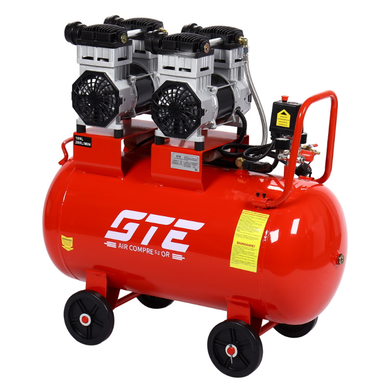 Безмасляный компрессор GTE GTE-HMP109280B 220 В ресивер 109 литров 280 лмин 66093₽
