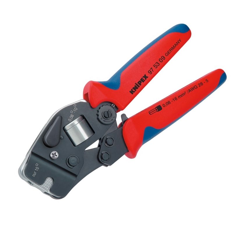 Инструмент самонастраивающийся для опрессовки контактных гильз Knipex KN-975309SB, 190 mm в Переславле
