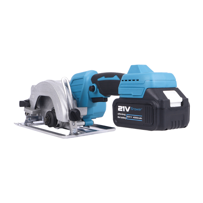 Бесщеточная аккумуляторная дисковая пила Grower DBL26, 145 мм, 21v (под Makita LXT), 4Ah, аккумулятор 2 шт., З/У   в Угличе