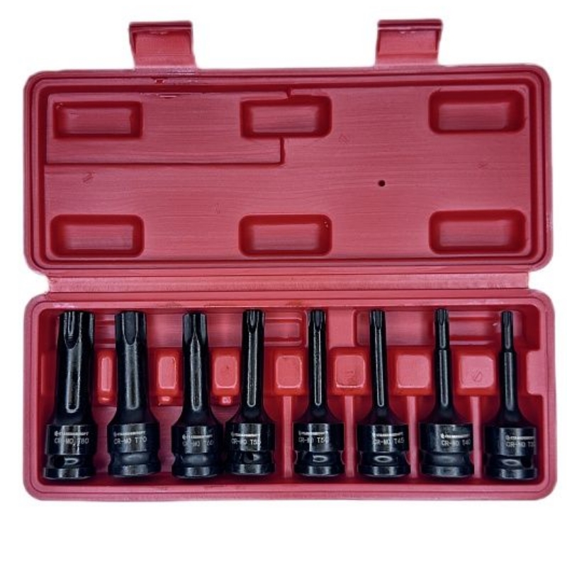 Набор ударных головок Stanko CS122488, TORX 1/2" (8 предметов) в Кинешме