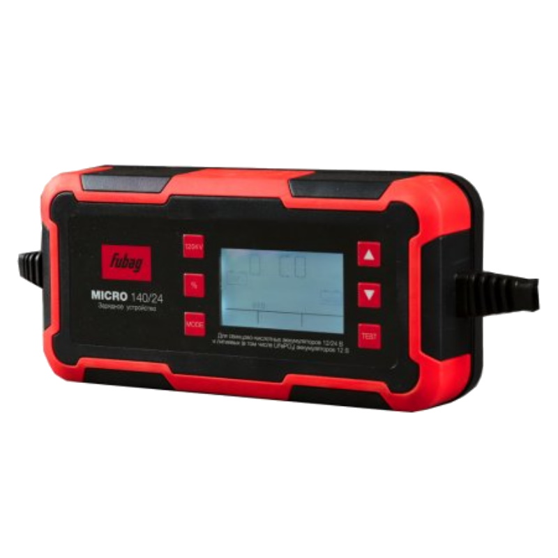 Зарядное устройство Fubag MICRO 14024 интеллектуальное 12-24 В 735 А 140 Вт 6471₽