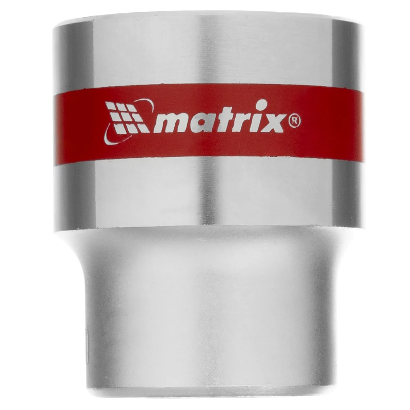 Головка торцевая Matrix 13693, 24 мм, 12-гранная, CrV, под квадрат 1/2", хромированная в Муроме
