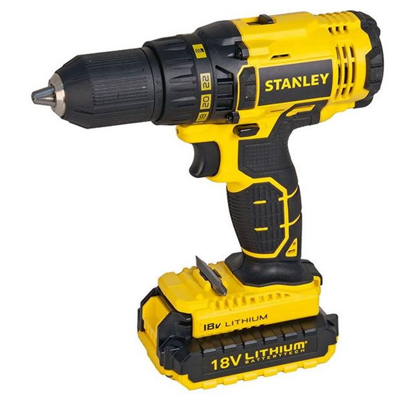 Аккумуляторная дрель-шуруповерт Stanley SCD20C2K-RU в Кинешме