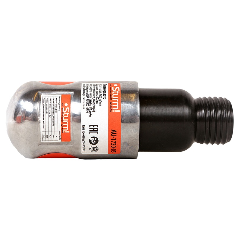 Пневмодолото Sturm AU-1730-05 5 предметов 63 бар 4500 обмин