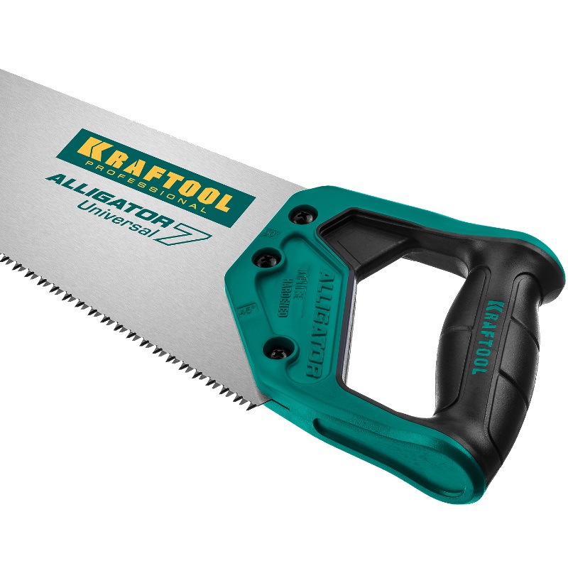 Ножовка по дереву Kraftool Alligator Universal 7 15004-45_z01 (зубьев на дюйм 7, длина лезвия 450 мм, вес 0.49 кг)