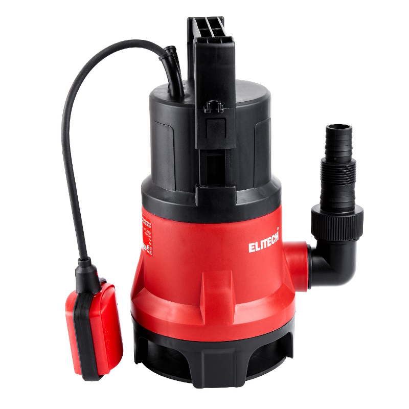 Насос погружной Elitech НПД 550-35П 205632, дренажный, 550 Вт, 11500 л/ч, Н=7 м, гряз/вод