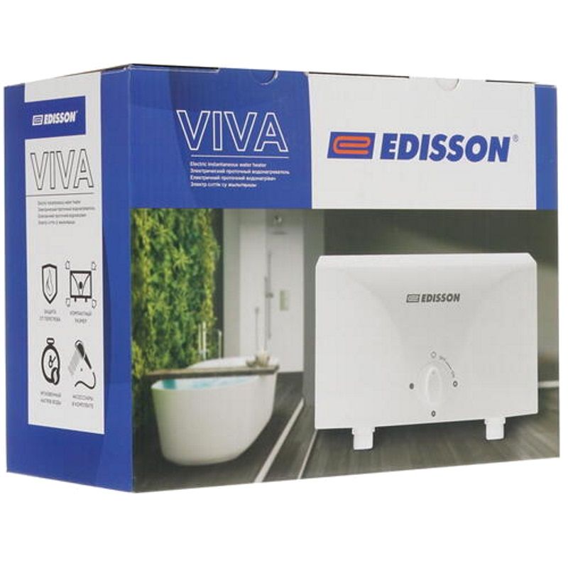 Проточный водонагреватель электрический Edisson Viva 5500