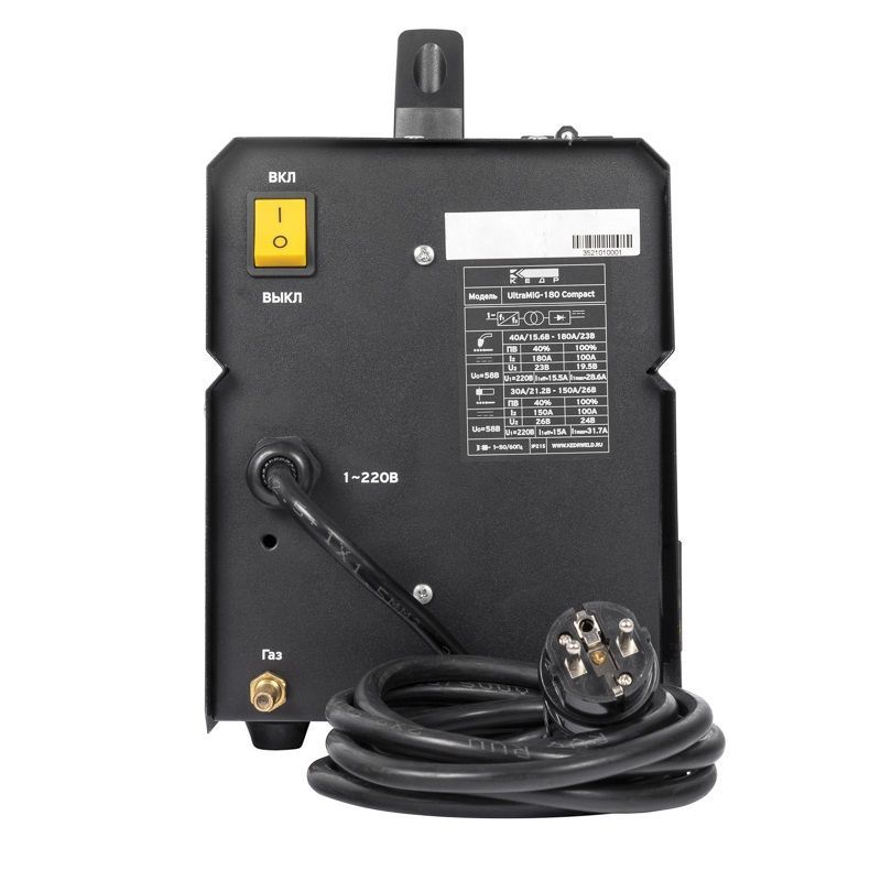 Сварочный полуавтомат Кедр UltraMIG-180 Compact 220В 40-180А
