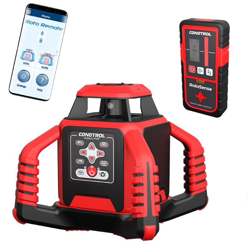 Нивелир лазерный ротационный Condtrol Rotech HVR 1-002-100, 400 метров
