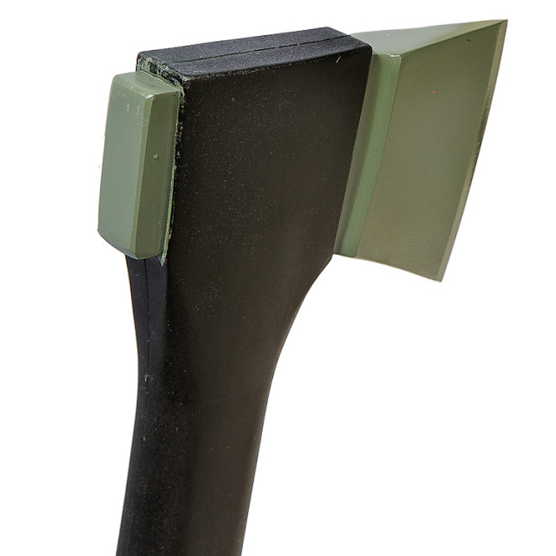 Hanskonner HK1015-01-FB0650 Топор 650г, фиберглассовая рукоятка с TPE, кованый, PTFE покрытие в Костроме