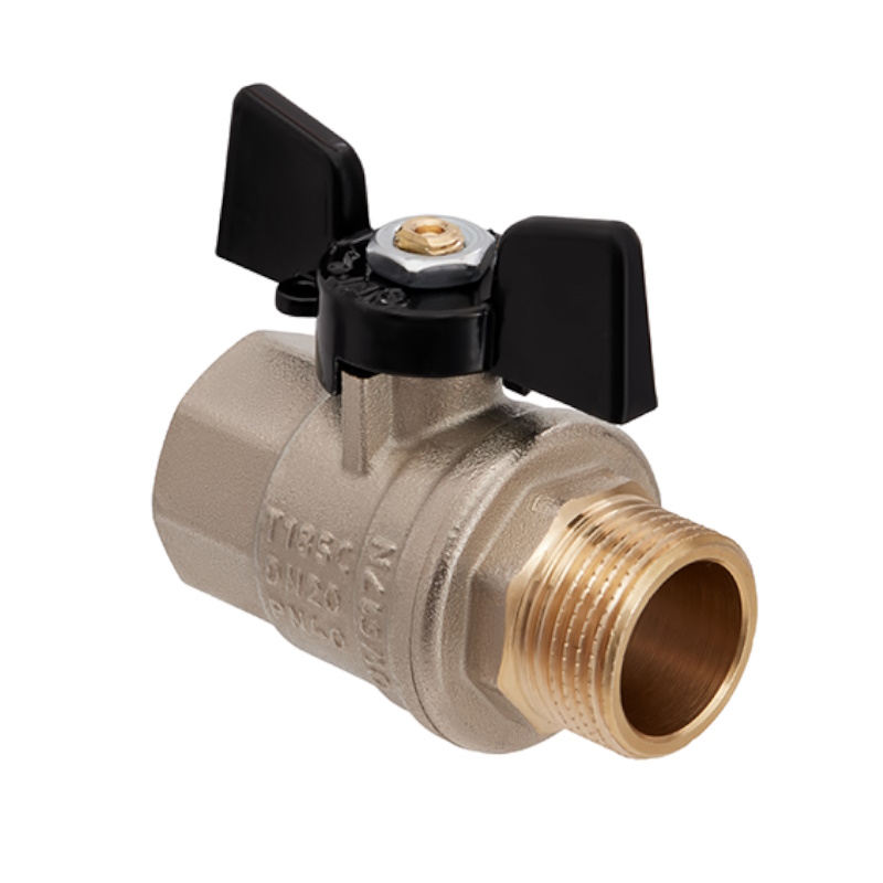 Кран шаровой Hoobs ORION 15143H, НР/ВР, 3/4'', бабочка в Ярославле