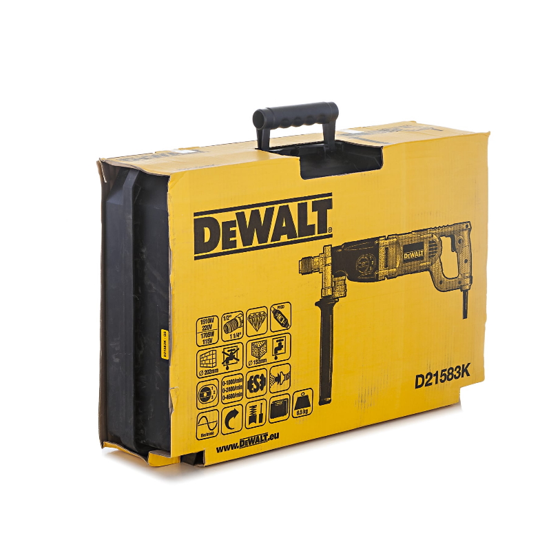 Дрель с микроударом для алмазного бурения DeWalt D21583K (1910 Вт) в Муроме