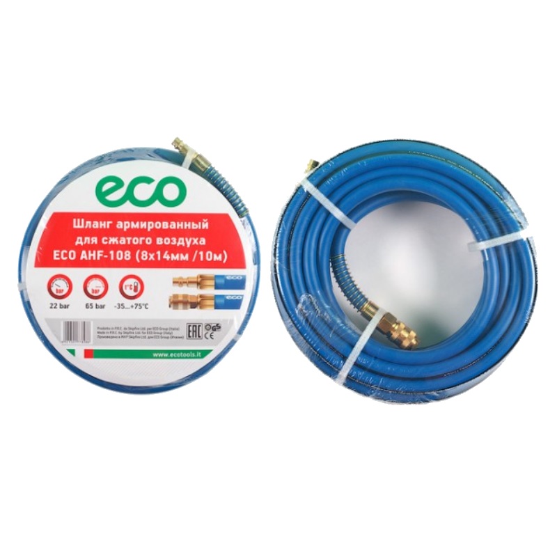 Шланг армированный Eco AHF-158, 15 м, ф 8/14 мм в Кинешме