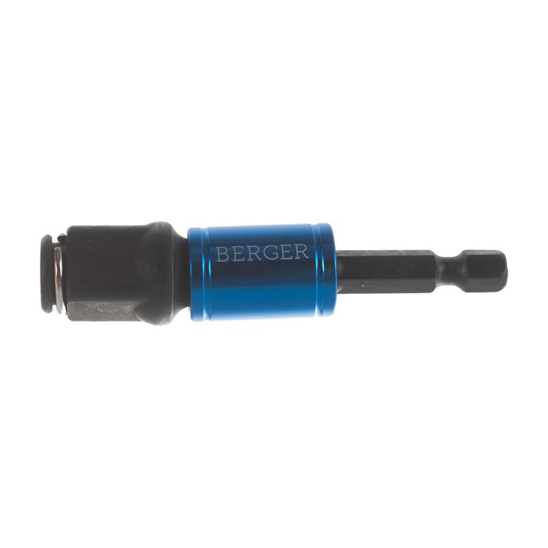Адаптер универсальный 2в1 Berger для торцевых головок 1/2" и бит 1/4" с вращ. гильзой 72 мм BG2191 в Рыбинске