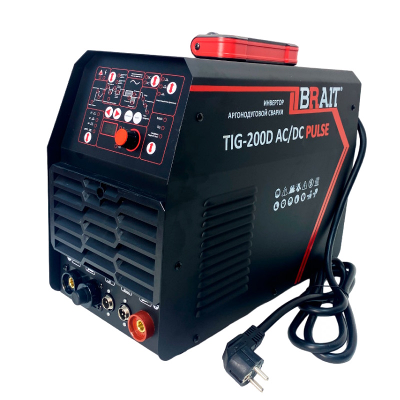 Инвертор аргонодуговой сварки Brait TIG-200D AC/DC PULSE 18.01.018.043, режим сварки TIG/MMA  в Твери