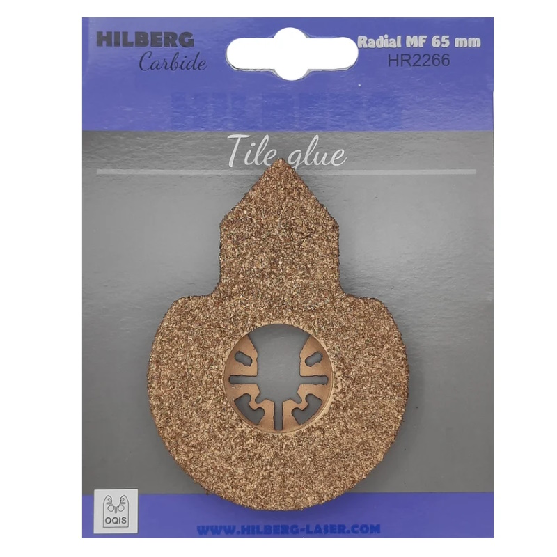 Полотно зачистное по плиточному клею Hilberg HR2266, TWS, 65 мм
