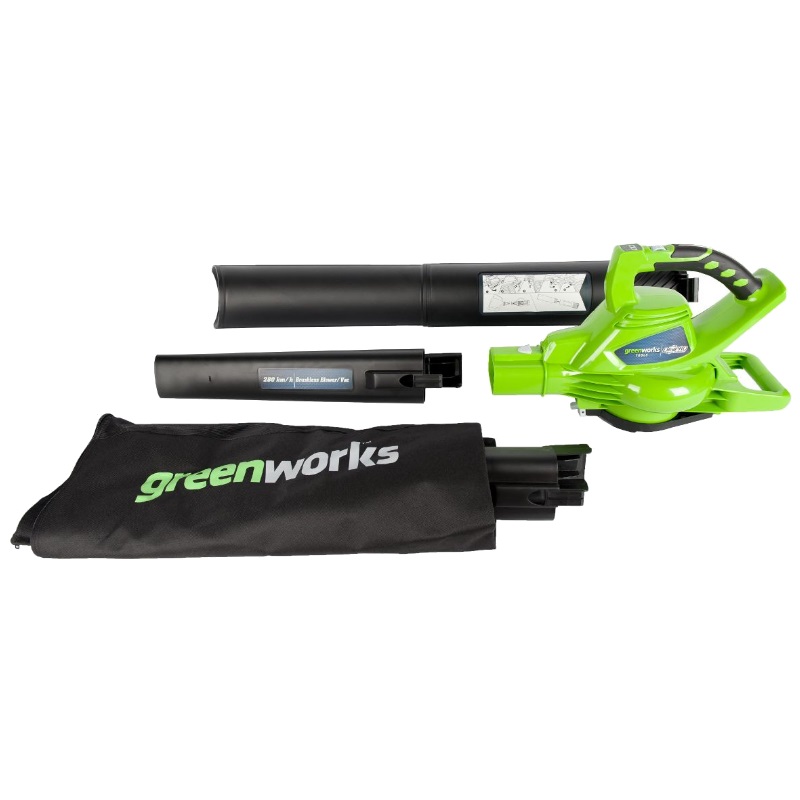 Воздуходувка-пылесос Greenworks GD40BV (без АКБ и ЗУ) 24227 в Твери