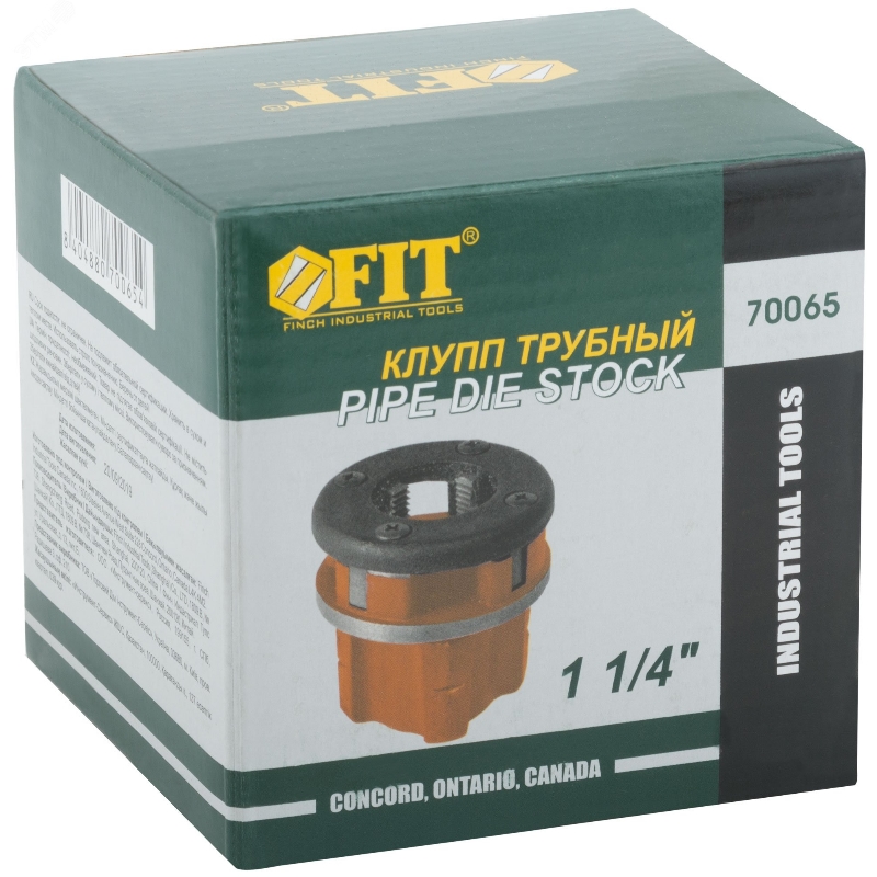 Клупп трубный Fit Профи 70065, черный, 1 1/4" в Вологде