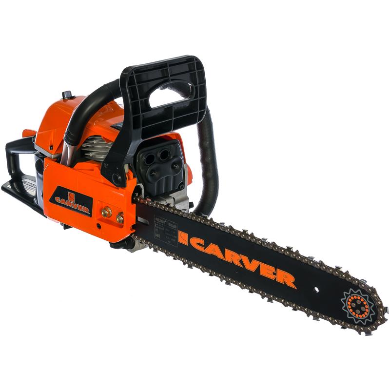 Пила цепная бензиновая Carver RSG 246 (2.4 л. с., паз 1.5мм, шаг цепи 0.375") в Твери