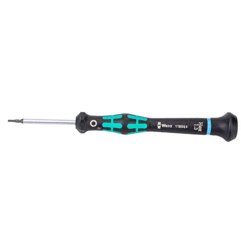 Отвертка шестигранная Wera Kraftform Micro 2054 WE-118064, для электроники, 1.3x40 мм  в Кинешме