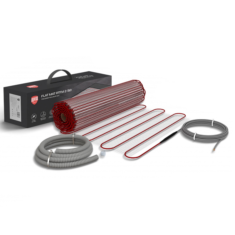 Мат нагревательный Royal Thermo Flat Mat RTFM 2-150-15 НС-1599111 комплект 3500₽