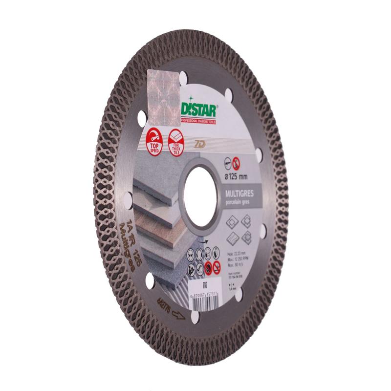 Диск с алмазным покрытием Distar Multigres 11115494010 (125x1,4x10x22,23 мм) в Угличе